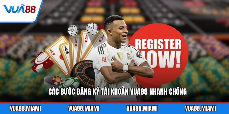 Đăng ký 1 Các bước đăng ký tài khoản VUA88 nhanh chóng